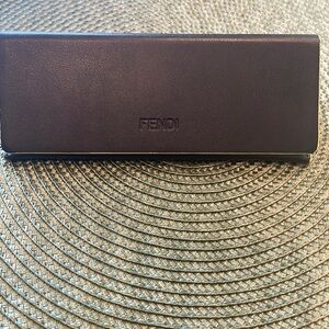 FENDI black eye glass case